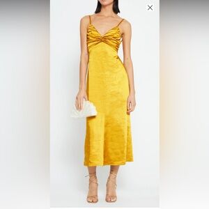 O.P.T Mimi Dress | Mustard Color | Size Small